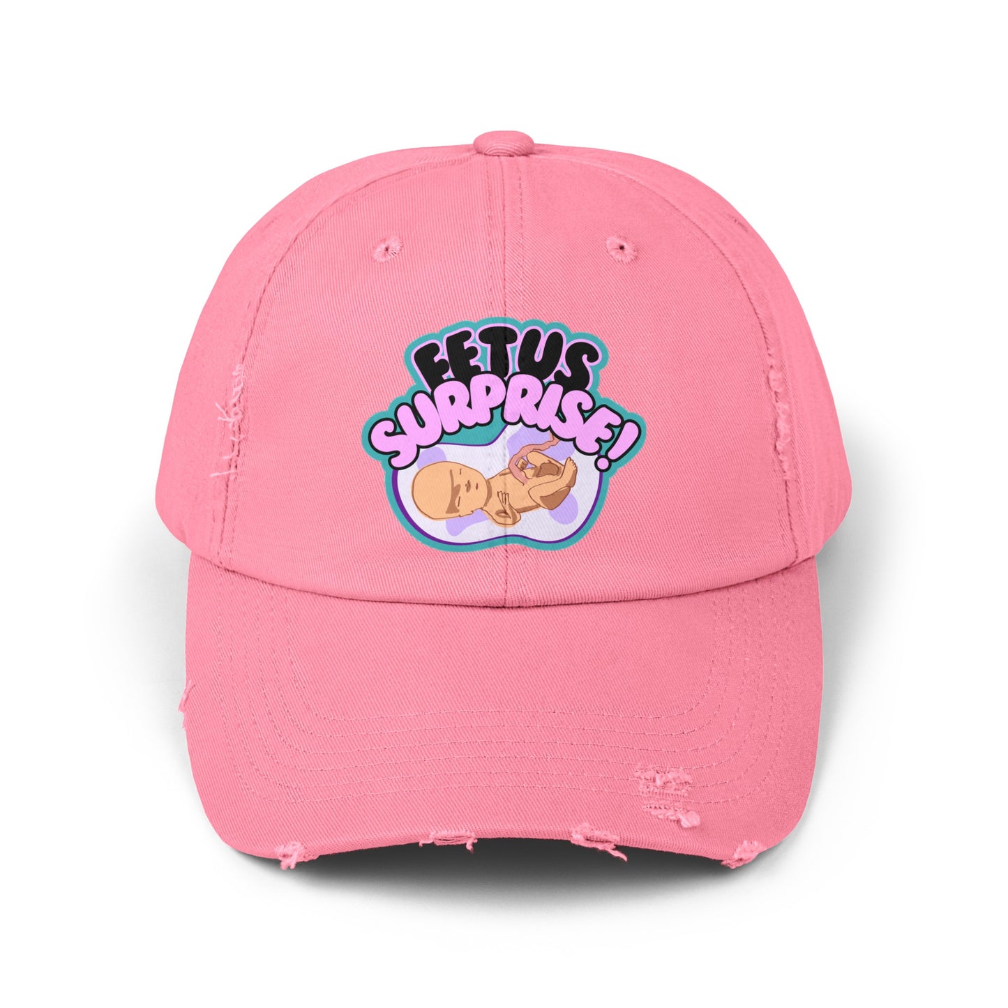 Fetus Surprise! Unisex Distressed Cap