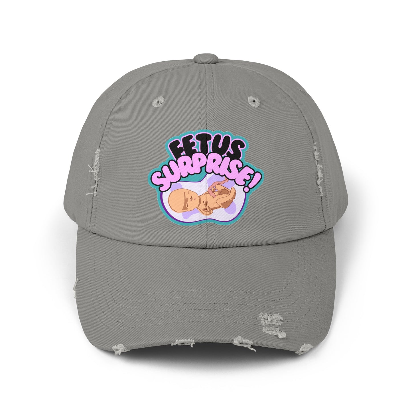 Fetus Surprise! Unisex Distressed Cap