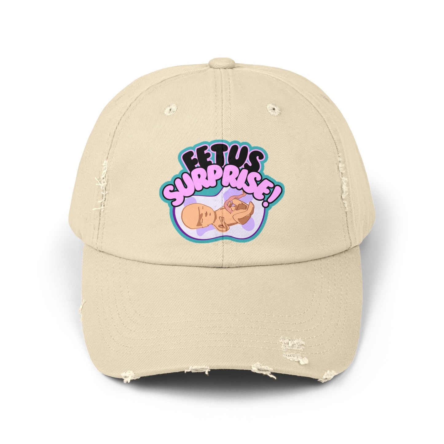 Fetus Surprise! Unisex Distressed Cap