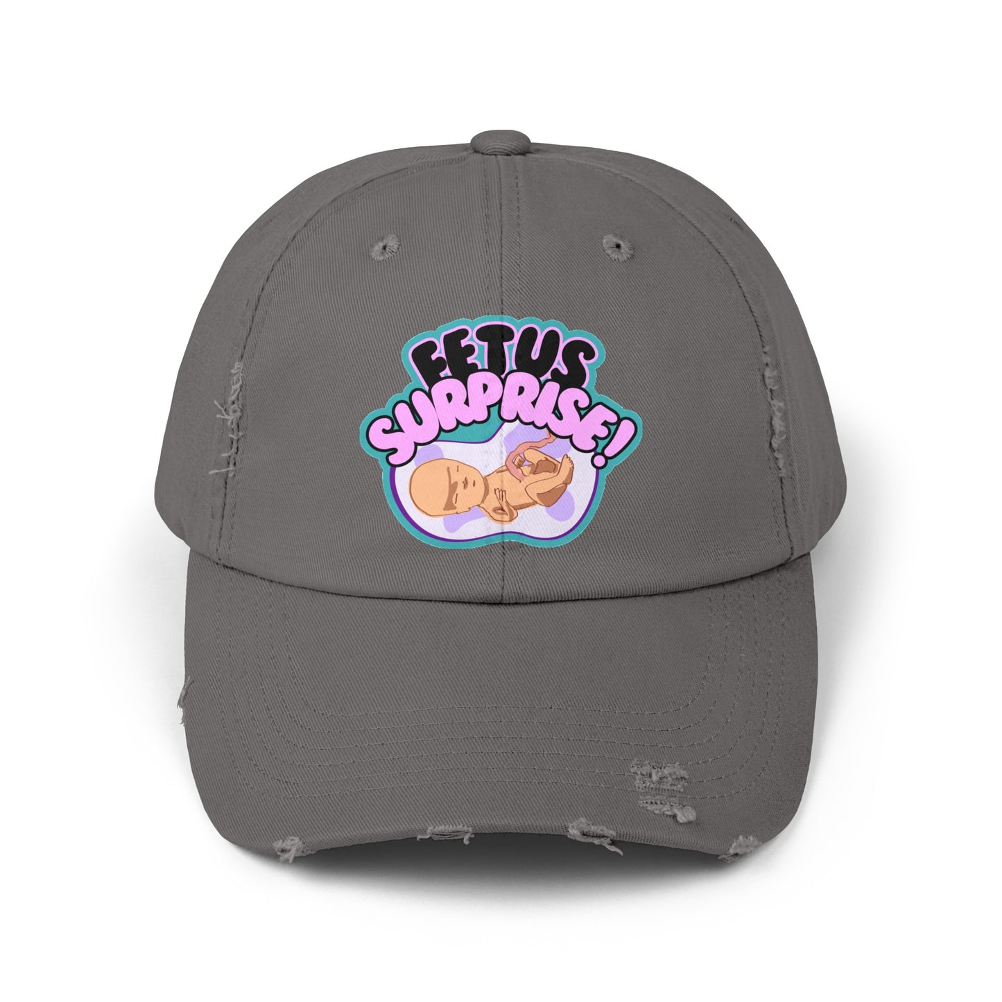 Fetus Surprise! Unisex Distressed Cap